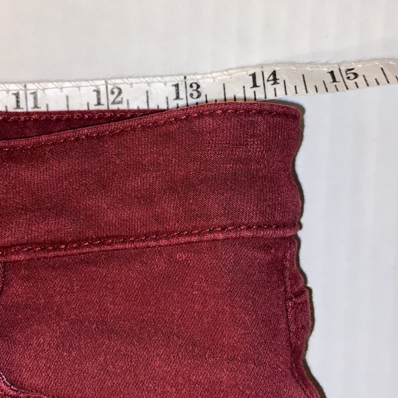 Big Star Maddie Skinny Size 26 R Denim Red Jeans - Picture 12 of 13